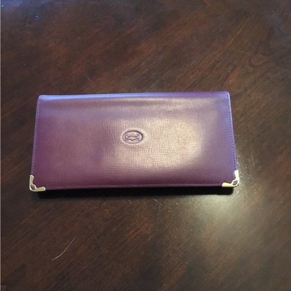 Cartier Red Long Wallet Bifold $658 - Picture 2 of 7